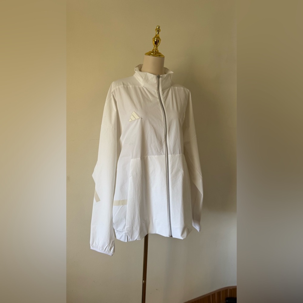 Adidas x Patrick Mahomes Windbreaker White Jacket Size XL Men